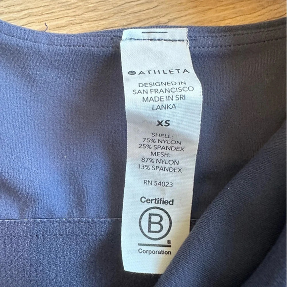 Athleta conscious crop bra A-C purple size XS - Picture 8 of 8